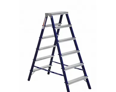 фото Стремянка двухсторонняя стальная 6 ступ. (М8206)