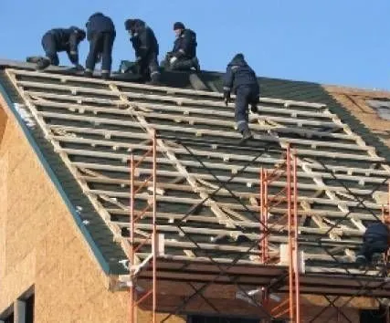 Фото №0 Утепление ломаной кровли