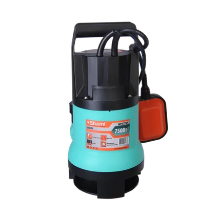 Фото №0 Насос погружной дренажный Sturm! 750 Вт,част. до 35 мм