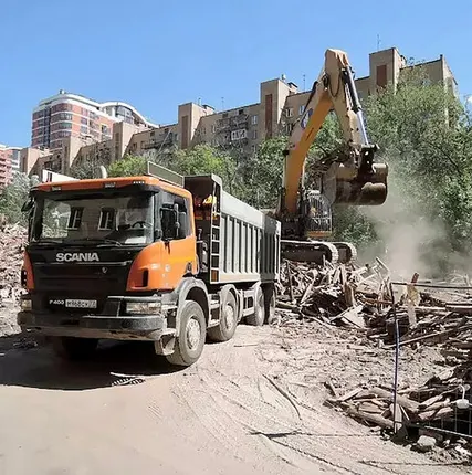 Фото №0 Вывоз строительного мусора самосвалами