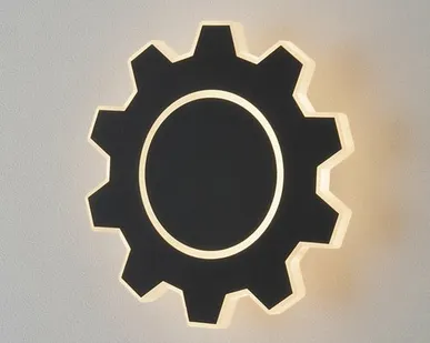 фото Настенный светодиодный светильник Gear M LED MRL LED 1095 черный
