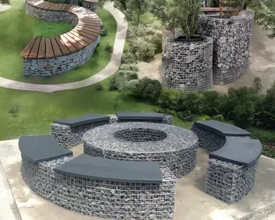 фото Сварная оцинкованная сетка для самостоятельного изготовления габионов Ø4х(50х50) размер 2х2,5 метра