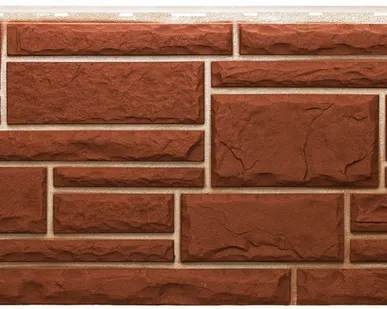фото Цокольный сайдинг Т-SIDING Дикий камень коричневый