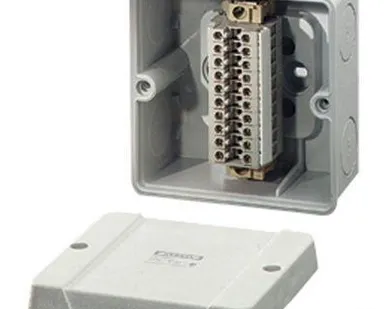 фото Коробка клеммная 167х125х82мм н/у 5 клемм сечение 10/16мм2 IP54 Россия