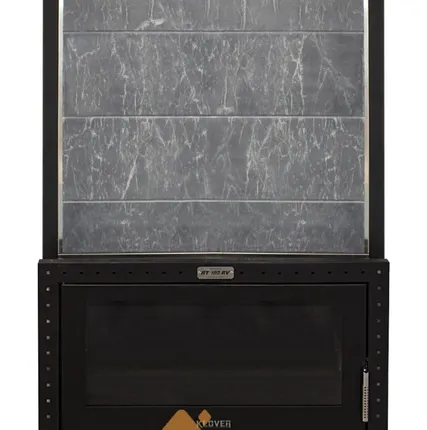 Фото №0 Печь KLOVER RT-100 RV для русской бани, печь с облицовкой  из ЖАДЕИТА &quot;Скала&quot;