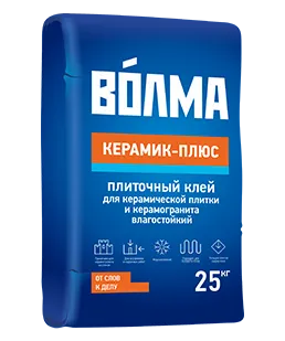 фото Клей для плитки и керамогранита Волма-Керамик плюс 25кг