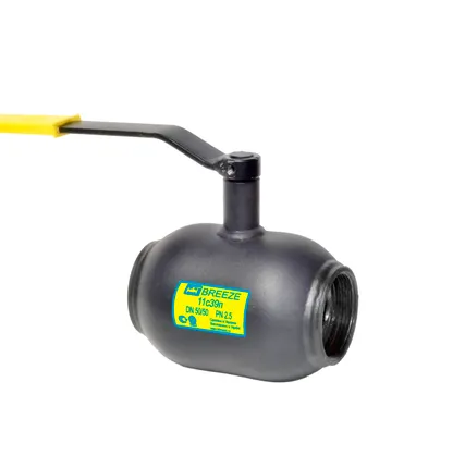 Фото №0 Кран шаровой, стальной, муфтовый Ду15 Ру25 11с39п резьбовой, BREEZE