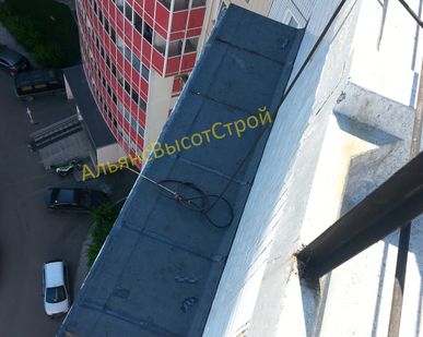 фото Гидроизоляция кровли , козырьков балконов.
