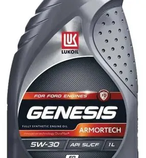 фото Масло Моторное Синтетическое ЛУКОЙЛ GENESIS armortech 5W30 AP (япония и корея) 1л арт.3149286