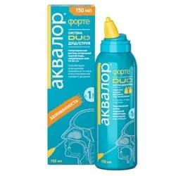 Фото №0 Аквалор форте дуо спрей 150мл /душ/струя с 1 года и взр/