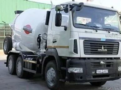 фото Автобетоносмеситель АБС-9ДА (Tigarbo) на шасси МАЗ-6312B5