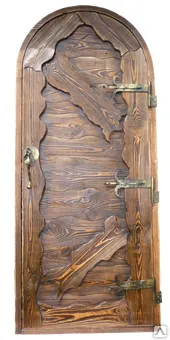 Фото №0 Дверь"Варвар" (арочная) 2000 х 600 х 45