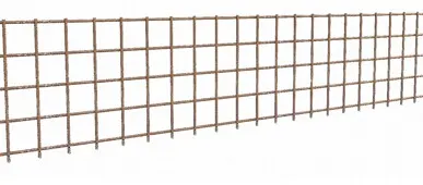 фото Решетка (сетка) противоподкопная. Диаметр-16 мм. Высота-0,3 м. Длина-3,130 м.