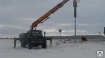 фото УБМ 85 Монтаж винтовых свай от 159 мм до 325 мм