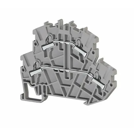 Фото №0 Klemsan Клеммник 2-х ярусный пружинный быстрозажимной (Push in), 2,5 мм.кв. (синий); PYK2,5-2F