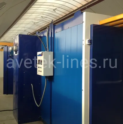 Фото №1 4х1,5х2 Печь полимеризации порошковых красок проходная/тупиковая ACH 401520e