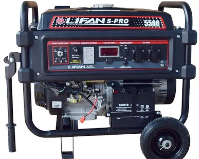 фото Бензиновый генератор 5 кВт LIFAN S-PRO 5500