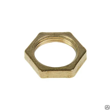 Фото №0 Контргайка никелированная латунь, 32 мм