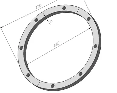 фото Кольцо проставочное 9ACU-3731-3B (TCY-9PA; LMC-P660)