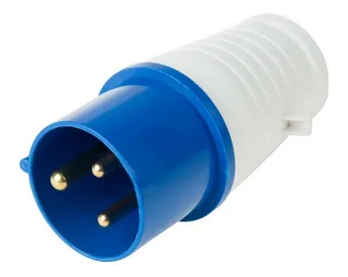 фото Вилка переносная 023 2P+PE 32А 220В IP44 Rexant 11-8903