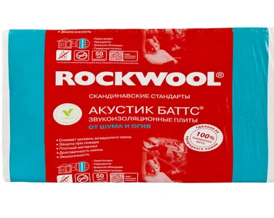 фото Каменная вата Rockwool Акустик Баттс