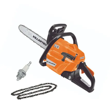 Фото №0 Пила цепная бензиновая SB 1961, 14", 3/8 1,3 52 зв + 2-я цепь и свеча в подарок VILLARTEC SB1961SB+