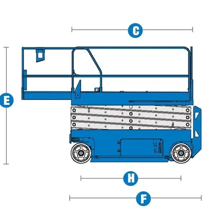 Фото №0 Ножничные электрические подъемники Genie GS-2632 в аренду
