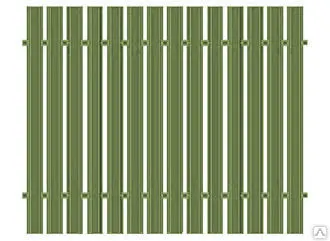 Фото №0 Штакетник 2м из горячеоцинкованной стали (возможно и с цветным покрытием)