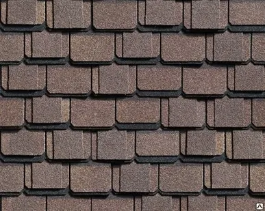 фото Гибкая ламинированная черепица Shinglas, серия Континент, цвет Африка