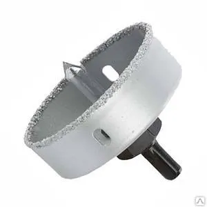 Фото №0 Коронка-чашка с карбид-вольфрамовой крошкой, 25мм, 76мм