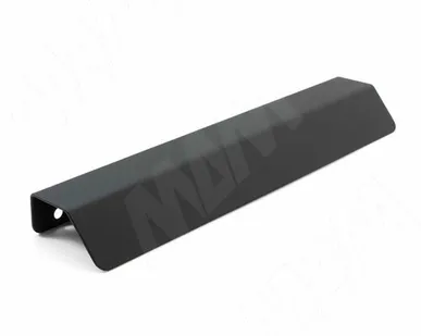 фото Профиль-ручка 192мм (L=220мм) крепление саморезами черный матовый (PH.RU17.192.BL)