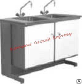 фото Столы с мойками одинарные EuroMini смеситель 1200x600x900, СП