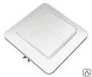 Фото №0 Выключатель света 2-кл.СП Хит 6А бел ВС56-234-Б VS56-234-B (ВС56-234-б)