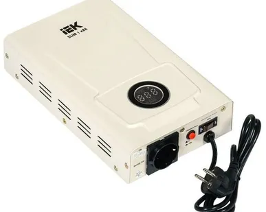 фото Стабилизатор напряжения 1ф 1кВА SLIM настенный IEK IVS22-1-001-09