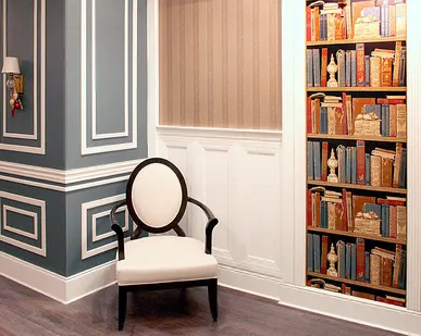 фото Высокие плинтусы и молдинги.