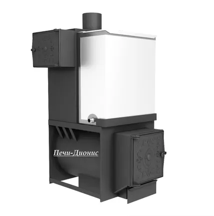 Фото №0 Печь для бани ЕМЕЛЬЯНЫЧ под обкладку 8+8, кам. лев, вынос 200 мм, дверца доп. (Дионис) 12 - 24 м3