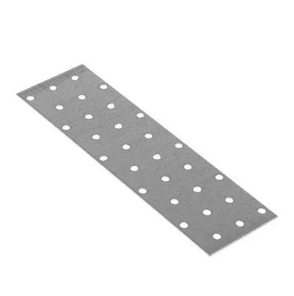 Фото №0 Пластина соединительная оцинкованная 240х80х2мм