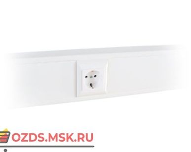 фото Суппорт с рамкой 1 пост (45х45) на профиль для кабель-канала 100х50 100012S 10шт/уп SPL