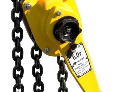 фото Таль ручная шестеренная рычажная ТРШСР 6,0 т 6 м