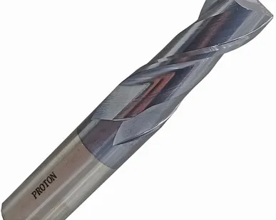 фото Фреза шпоночная ц/х ф 8,0х35х100 монолитная твердосплавная (HRC45) PROTON Z=2