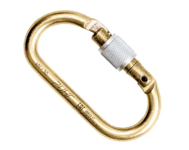 фото Карабин стальной овал