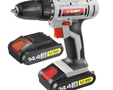 фото Аккумуляторный шуруповерт Зубр ДА-14.4-2-ЛИ КНМ1