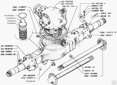 Фото №0 Мост задний в сборе 250-2400015-03