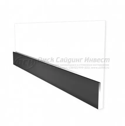 Фото №0 Начальная планка (евробрус) RAL 7024 (Графит)