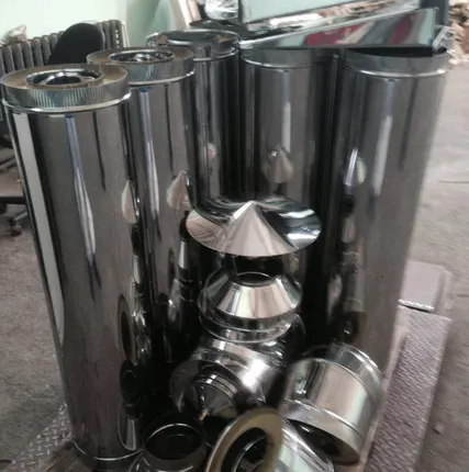 Фото №0 Сэндвич труба 500 мм. D 120, нержавеющая/нержавеющая