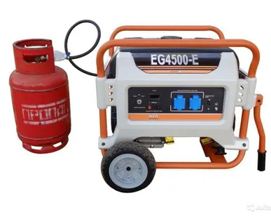 фото Газовый генератор EcoVolt EG4500-E (2.4 кВт) электростанция