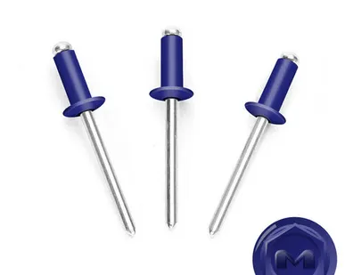 фото Заклепки вытяжные 3,2*8мм RAL5002 Синий ультрамарин