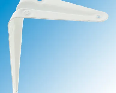 фото Уголок для полок 100х75 мм коричневый