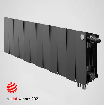 Фото №0 Радиатор Royal-thermo серии Pianoforte 200 VD, Черный графитовый