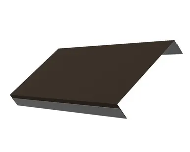 фото Ламель обратная 150 жалюзи Texas 0,5 Quarzit с пленкой RR 32 темно-коричневый